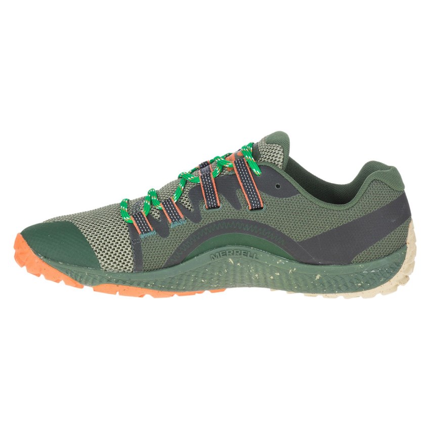 Chaussure Trail Merrell Glove 6 Eco Vert Olive Homme | A.V.EHIY